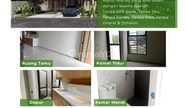 Rumah 2 Lantai SHM 940 Juta Kprs di Cinangka Depok Dekat Tol 1