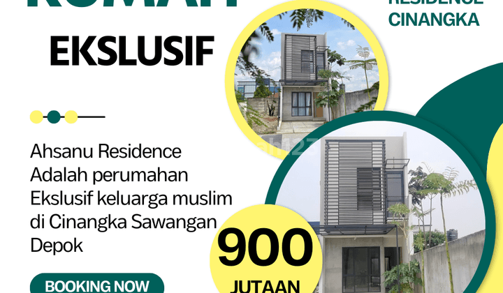 Rumah 2 Lantai Kprs di Depok Cinangka 940 Juta Promo Cash Keras 1