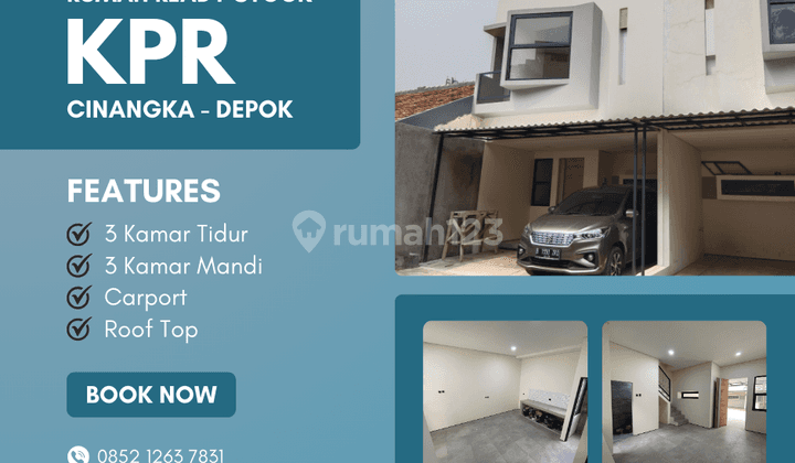 Miliki Rumah Islami di Depok Akses Dekat Ke Tol Pamulang Kpr SHM 1