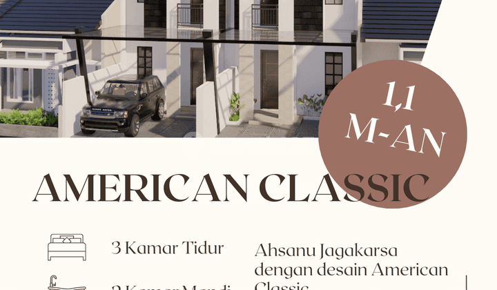 Miliki Rumah Impian American Classic Ready Stock di Jagakarsa  2