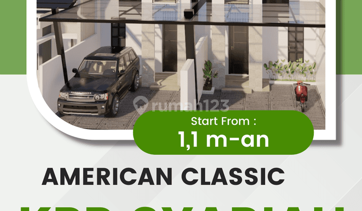 Rumah 2 Lantai di Jagakarsa Ready Stock American Classic Kpr SHM 2