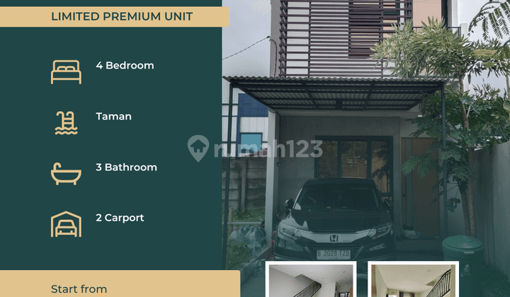 Jual Rumah Eksklusif 2 Lantai di Depok Dekat Tol Pamulang Kpr SHM 2