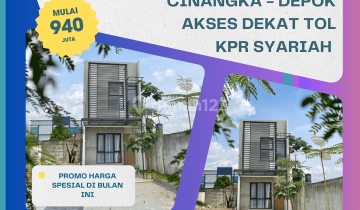 Rumah 2 Lantai Kpr SHM Dekat Tol Pamulang Lokasi Premium  2