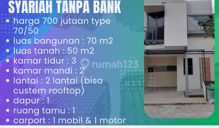 Rumah 2 Lantai 755 Juta di Cinangka Depok Dekat Tol Pamulang  2