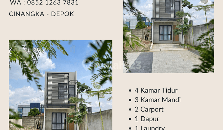 Dapatkan Rumah 2 Lantai Eksklusif di Depok Dekat Ciputat Kpr SHM 2