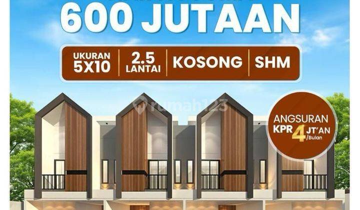 Rumah Baru 2 Lantai Shm Timur & Barat Lokasi Dekat Cemara Asri 1