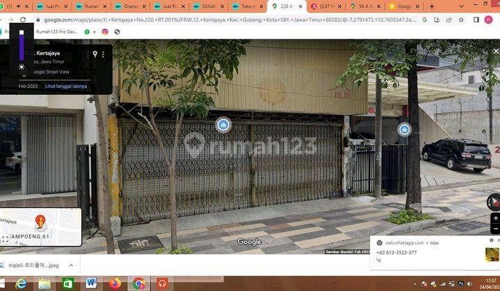 Dijual Ruko Di Kertajaya Lokasi Sangat Strategis 0 Jalan 1