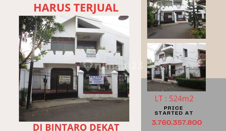 Rumah Murah Di Bintaro Jakarta Selatan ! Dekat Pintu Tol 1