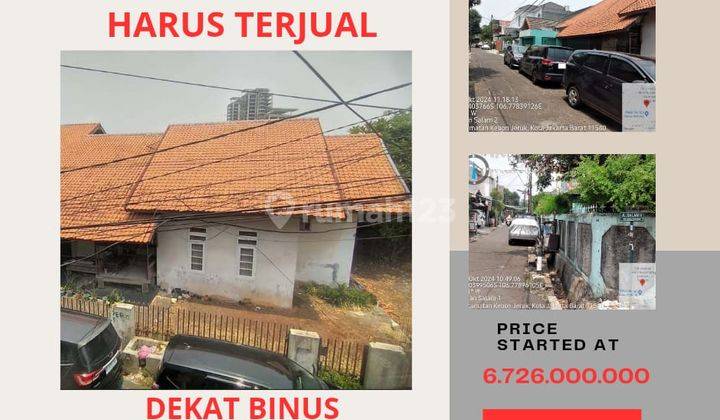 Rumah Murah ! Dekat Binus Cocok Untuk Jadi Kos-kosan 1