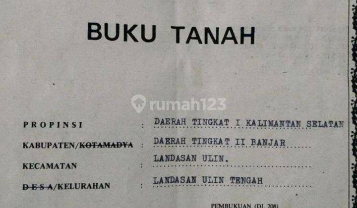 Tanah Shm Lokasi Strategis, Banjar Baru [pinggir Jalan Besar] 2