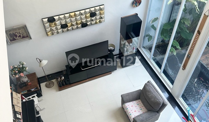 Rumah Modern Minimalis 3 Lantai Semi Furnished Lux Di Pulo Asem