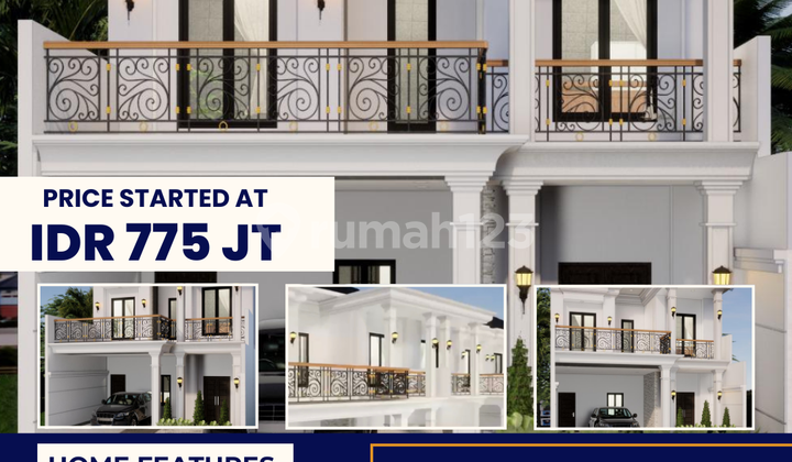 Rumah Mewah Megah Dua Lantai Di Tengah Pusat Kota 1