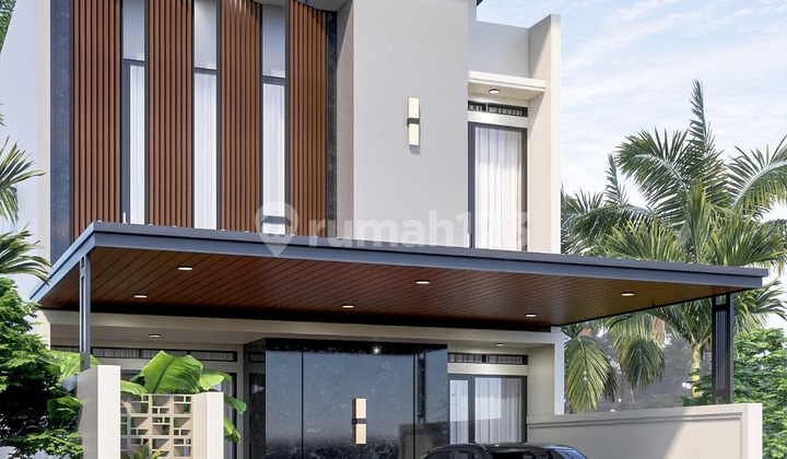 Rumah Mewah Dua Lantai Carport bisa 2 Mobil 2