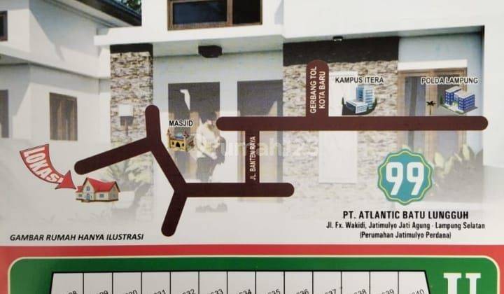 Rumah Murah Dekat Dengan Kampus Itera Dan Polda 2