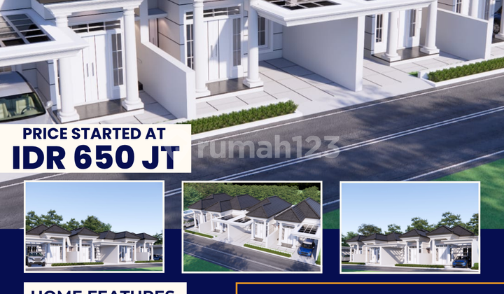 Rumah Cluster Mewah Lokasi Bebas Banjir Dan Strategis