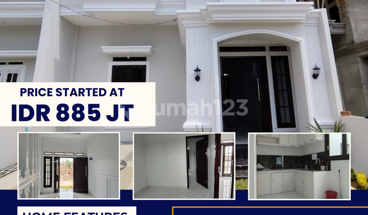 Rumah Cluster Mewah Di Way Halim Tersedia 1 Lantai Dan 2 Lantai 1