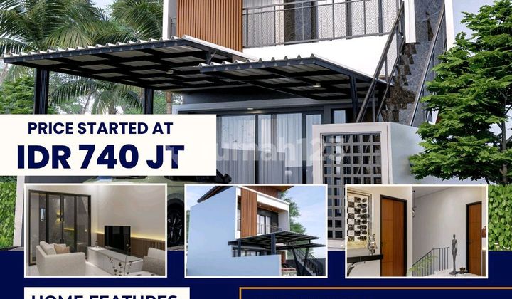 Rumah Mewah Dua Lantai Lokasi Strategis Di Pusat Kota