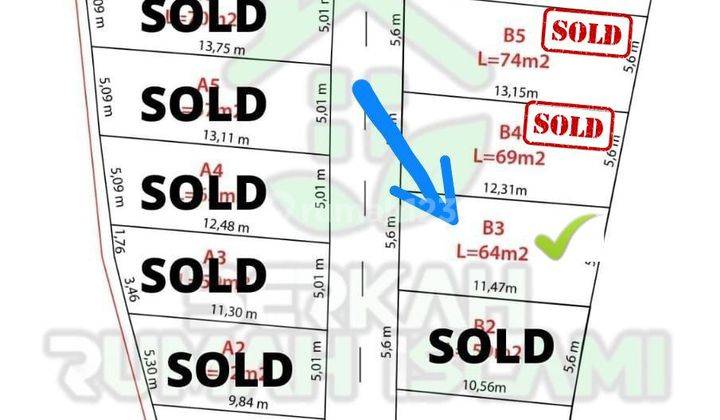 Tanah Kavling Siap Bangun 64 m² SHM di Jalan Swakarsa, Pondok Kelapa, Duren Sawit, Jakarta Timur 2