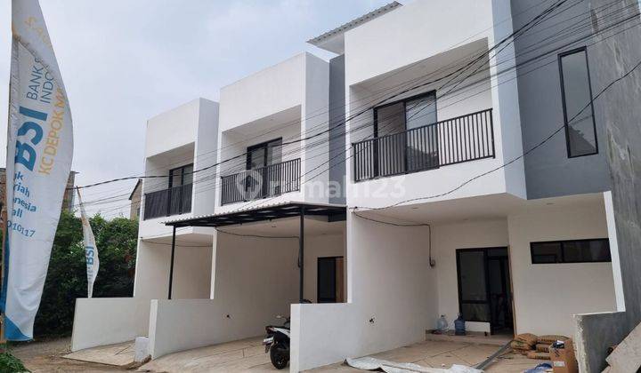 Rumah 5 menit ke LTR Ciracas, Full Bata Merah, Aman Nyaman Asri 2