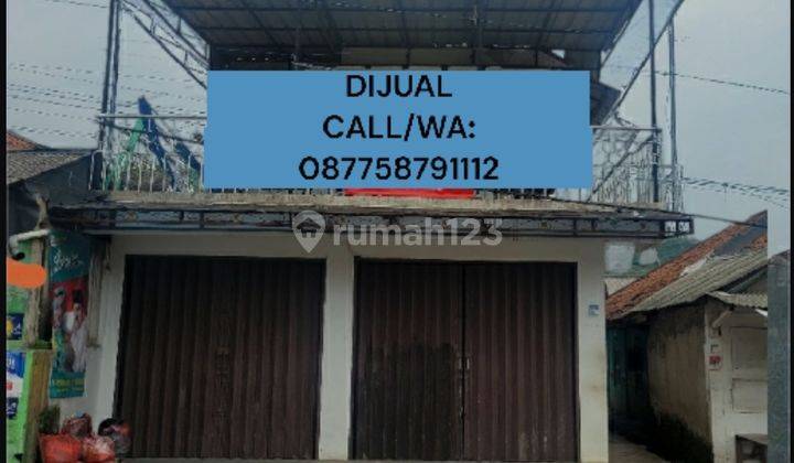 Rumah Ruko Siap Usaha Pinggir Jalan Raya  1