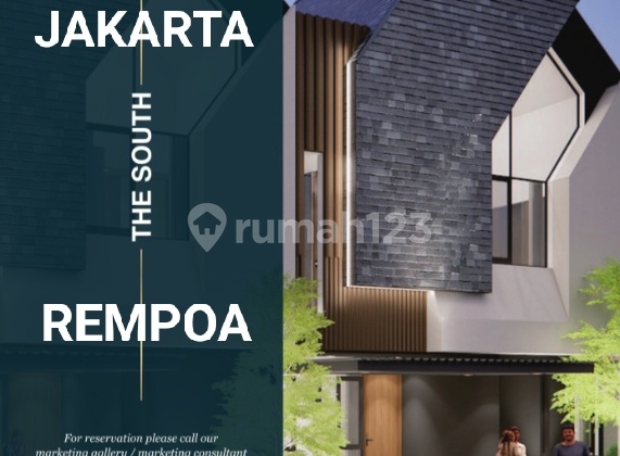 Town House 3 Lantai New Rempoa Akses Lebak Bulus
