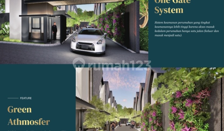 3-Story Town House New Rempoa Access to Lebak Bulus 2