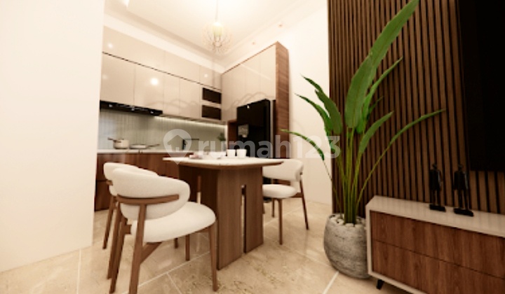 Rumah Baru Pamulang Estate Tangsel Cantik Sekali Semi Furnished Lokasi Strategis ! Jual Cepat ! Rumah SHM Bagus 2