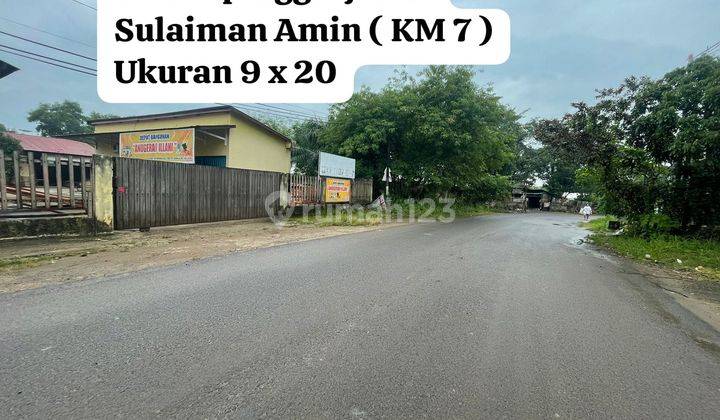 Tanah Sulaiman Amin Pinggir Jalan Km 7 Palembang 1