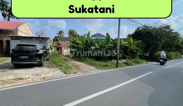 TANAH COCOK UNTUK PINGGIR JALAN SUKATANI KOTA PALEMBANG 1