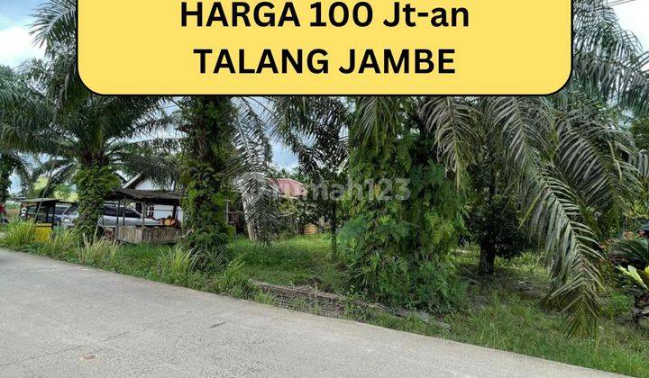 TANAH PINGGIR JALAN TALANG JAMBE PALEMBANG 1