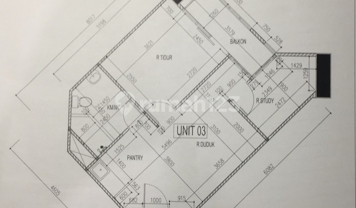 For Rent Green Central City Gajahmada Apartment Type 2 Bedrooms 2