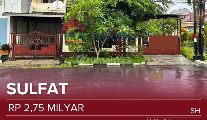 Rumah Di Jual.di Sulfat Posisi Hook Jln.boulevard Nyaman Tenang Rumah Bagus SHM - Sertifikat Hak Milik di taman sulfat, Sulfat 1