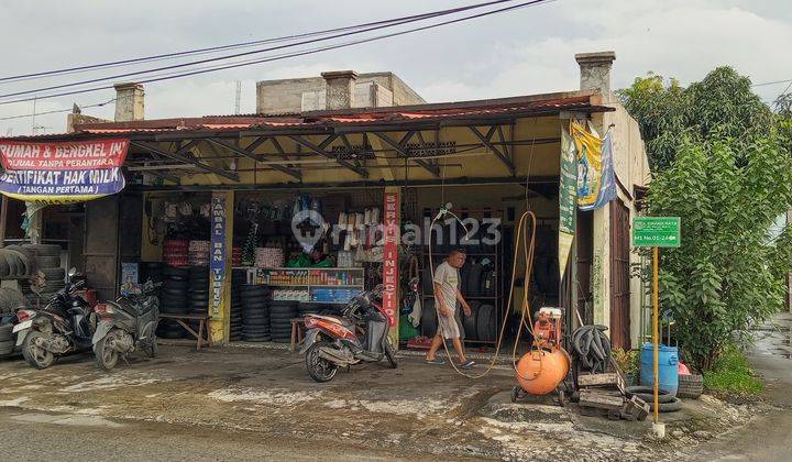 Di Jual Rumah Berikut Bengkel Dan Peralatan Tambal Ban Di Jalan Utama Perumahan Kirana Cibitung Bekasi 1