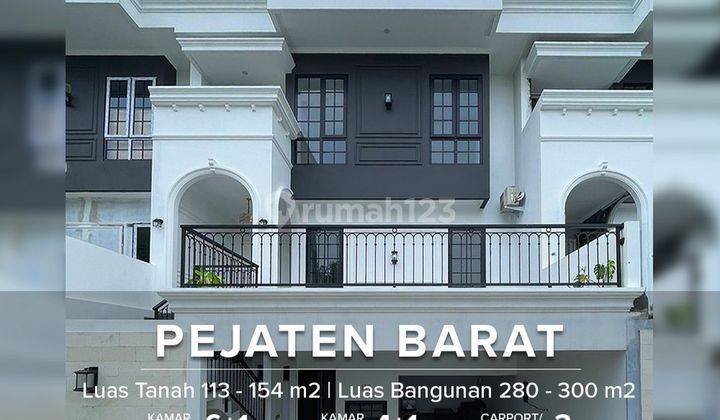 Town House Exclusive Only 7 Units Di Pejaten Jakarta , Private Lift And Pool 2