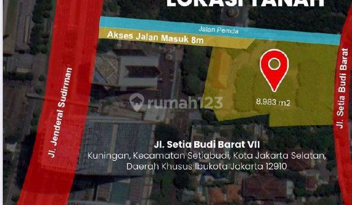Dijual Cepat Tanah Kosong Di Jalan Jend Sudirman Jakarta Selatan 1