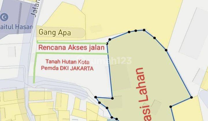 Jual Murah Dibawah Njop Jual Tanah Jagakarsa, Jakarta Selatan. 1