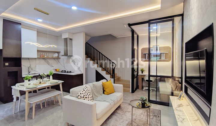 Cluster Eksklusif The Asteli Bintaro Rumah 3 Lantai Rooftop