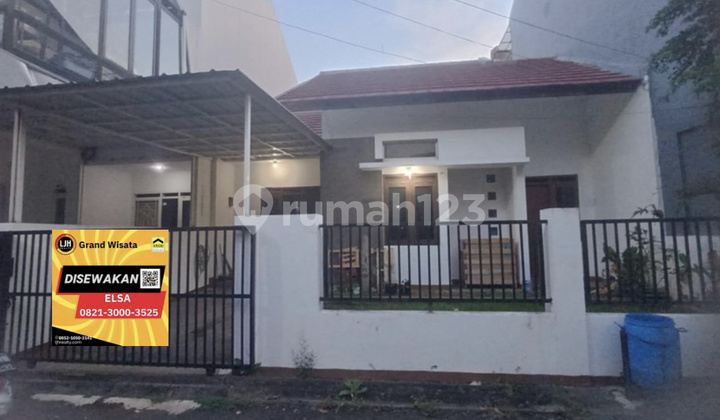Disewakan Rumah 1 Lantai Luas 120 M2. 2 + 1 Kamar Tidur Dalam Cluster Keamanan 24 Jam. Fasilitas Cluster Lapangan Bulu Tangkis. Masjid. Playground. Antapani Bandung 2