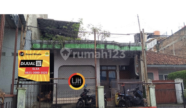 Dijual Rumah + Toko 1.5 Lantai. 2 Kamar Tidur. Cocok Dijadikan Hunian/ Usaha Kostan. Dekat Universitas Widyatama Kampus Itenas Universitas Sangga Buana. Cikutra Bandung