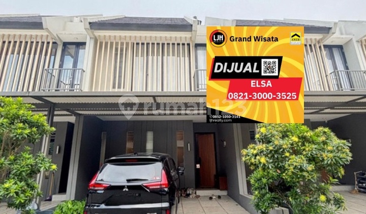 Dijual Rumah Grand Wisata 2.5 Lantai. 3 Kamar Tidur Full Furnished. Bisa Kpr. Fasilitas Sekolah Al Azhar. Sekolah Ipeka. Rs Mitra Keluarga. 700 M Dari Mall Akses Langsung Tol Tambun. Grand Wisata Bekasi 1