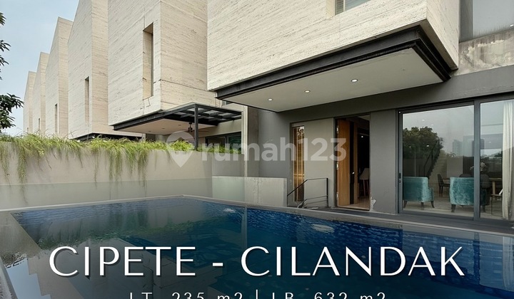 For sale furnished townhouse Cipete Cilandak South Jakarta