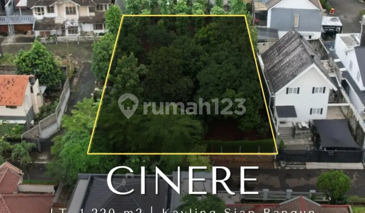 Dijual kavling tanah bentuk kotak dalam kompleks Cinere Depok Jawa Barat Dijual kavling tanah bentuk kotak dalam kompleks Cinere Depok Jawa Barat