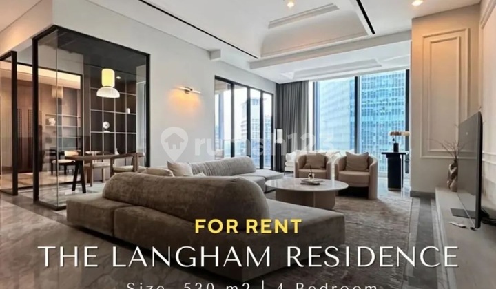 For rent rare unit The Langham SCBD South Jakarta apartment