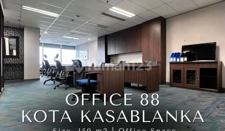 Dijual kantor fully furnished office 88 Kota Kasablanca Jakarta Selatan