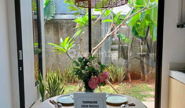 ruang makan rumah 1 lantai siap huni