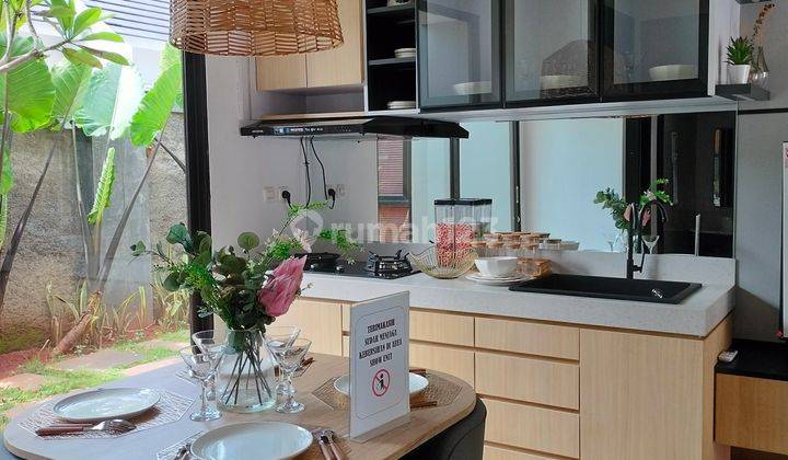 dapur rumah 1 lantai siap huni