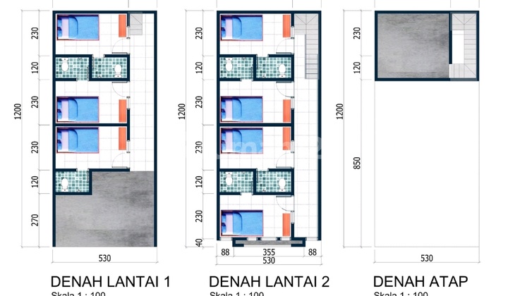 Rumah Kost Rungkut Harapan Row 3 Mobil 2