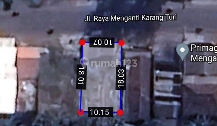 Tanah Nol Jalan Komersial Di Raya Menganti 1