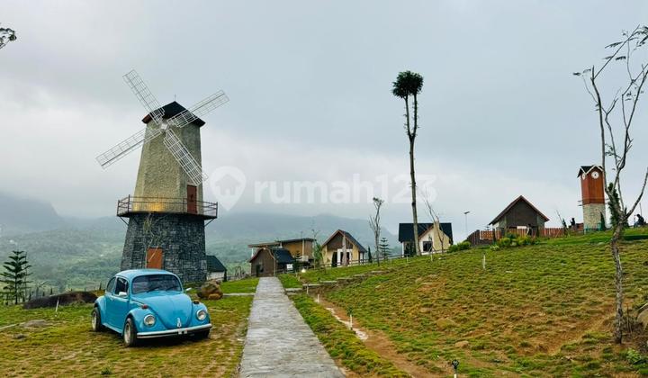 Tanah SHM Jalan Cor Lebar 6 Meter Viuw Gunung