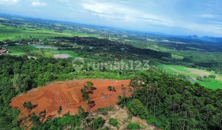 Tanah Murah di Bogor SHM Viuw Pegunungan Jalan di Cor